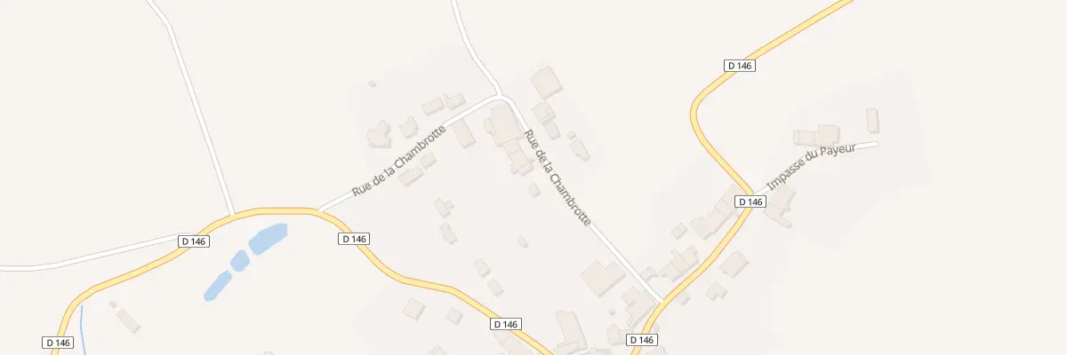 Plan du 3 Rue de la Chambrotte à Sarcey