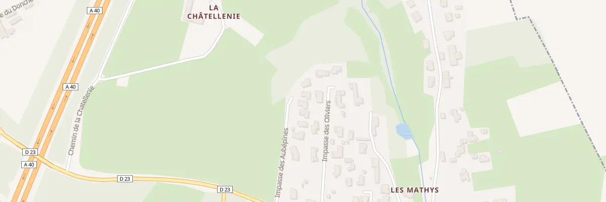 Plan du 5645 Les Mathy à Montagnat