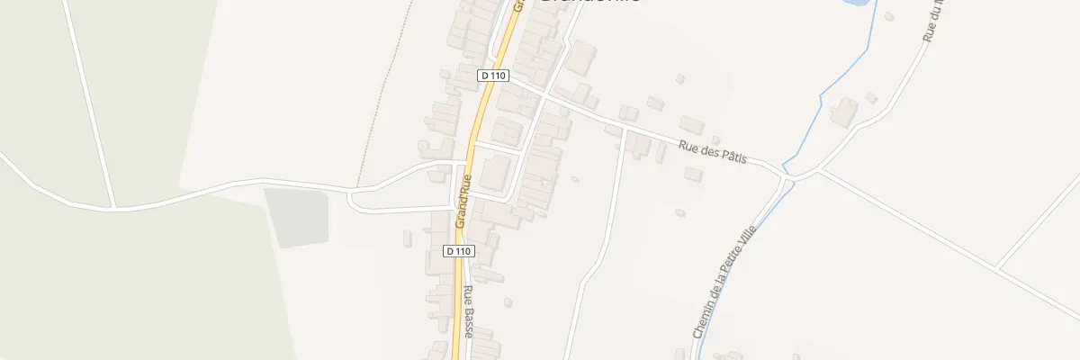 Plan du 6B Rue Derrière l’Eglise à Brandeville