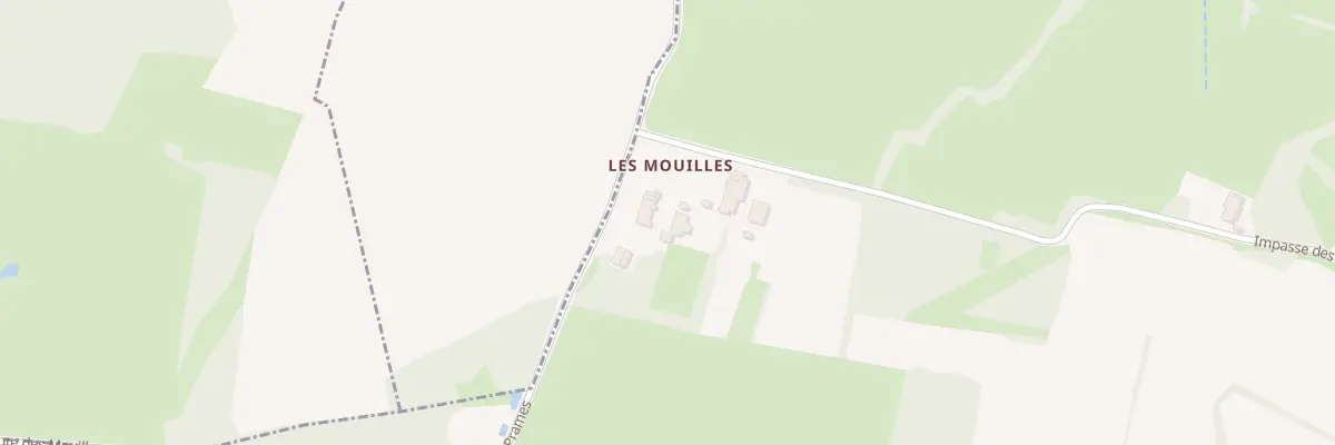 Plan du 230 Rte des Prames à Montjay