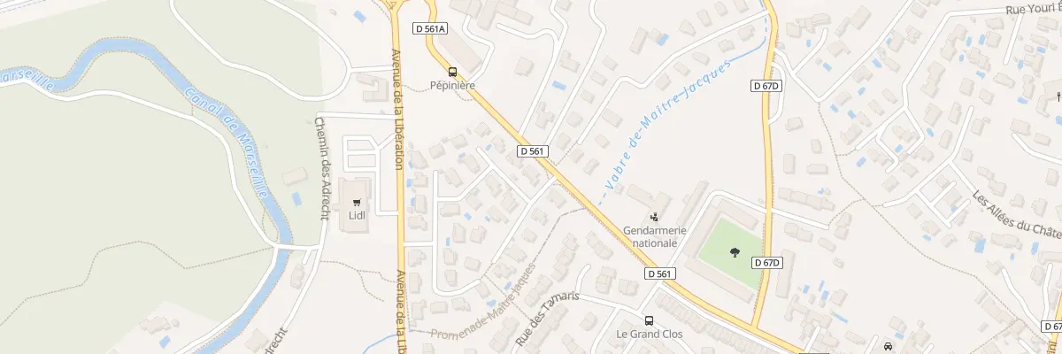 Plan du 2 Rue des Genévriers à La Roque-d’Anthéron