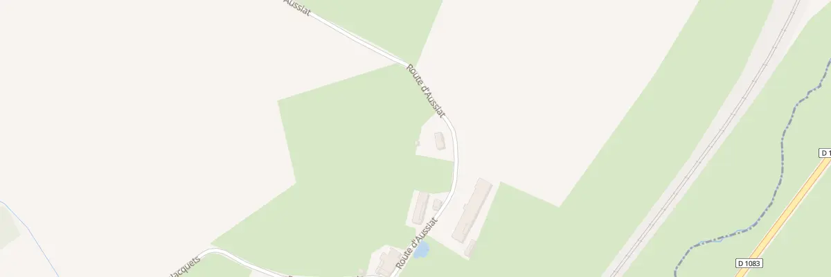 Plan du 707 Rte d’Aussiat à Bény