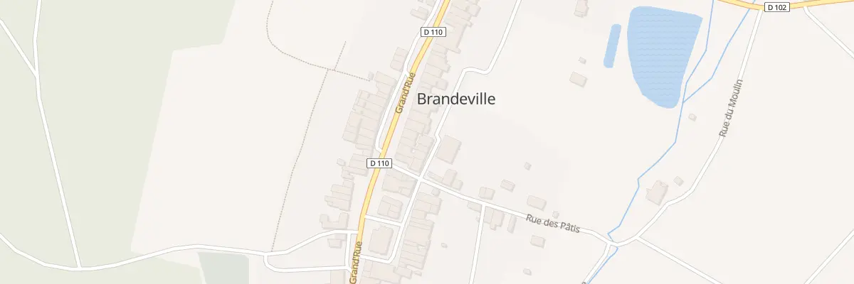 Plan du 9110 Rue du Culot à Brandeville