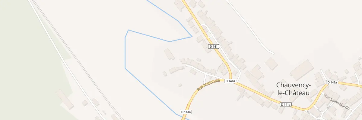 Plan du 14 Rue du Moulin à Chauvency-le-Château