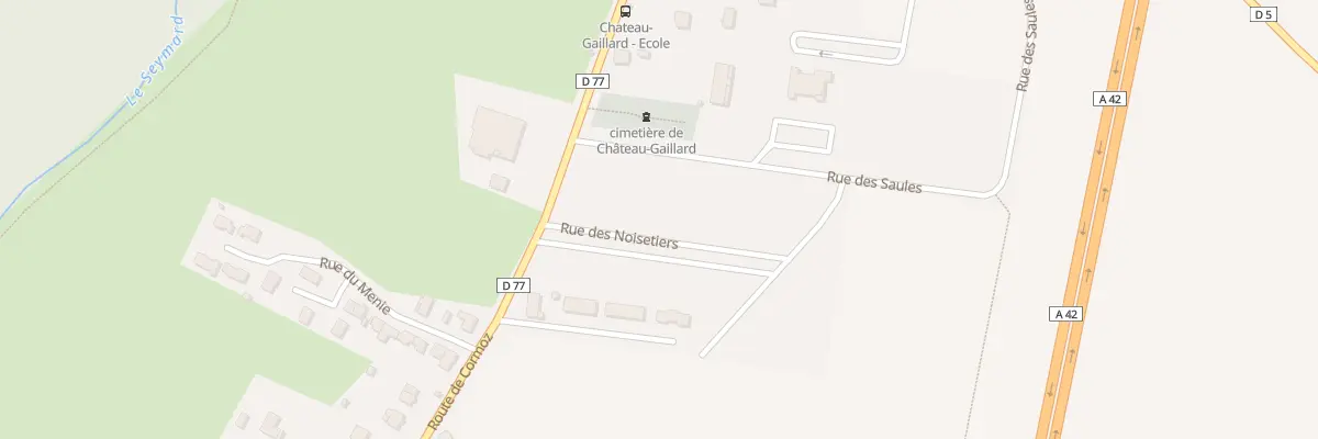 Plan du 75 Rue des Noisetiers à Château-Gaillard