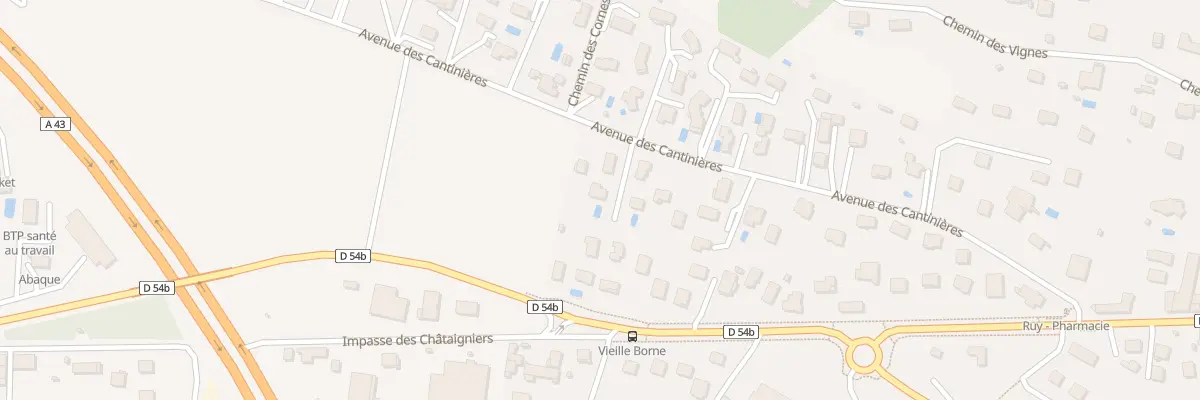 Plan du 4 Imp des Merisiers les Cantinie à Ruy-Montceau