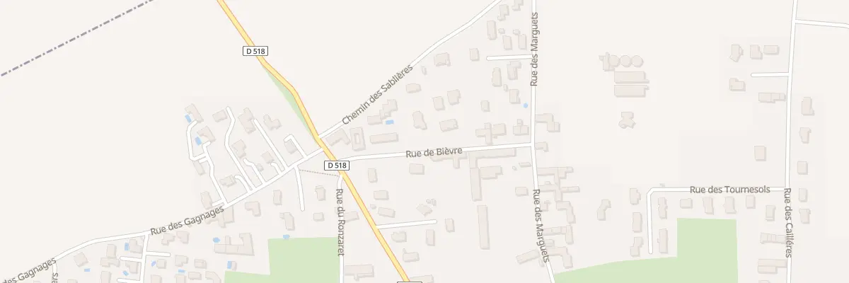 Plan du 9T Rue de la Bievre à Brézins