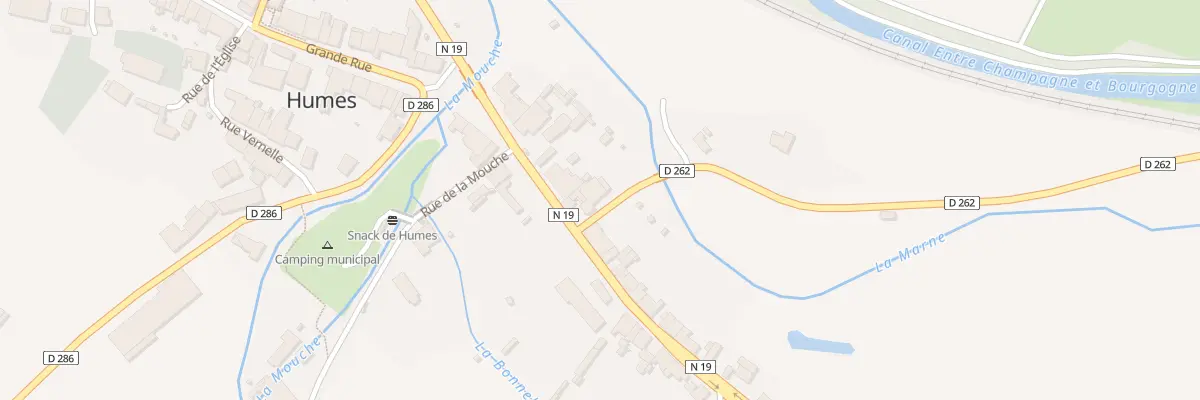 Plan du 23 Rue du 152 E Ri à Humes-Jorquenay