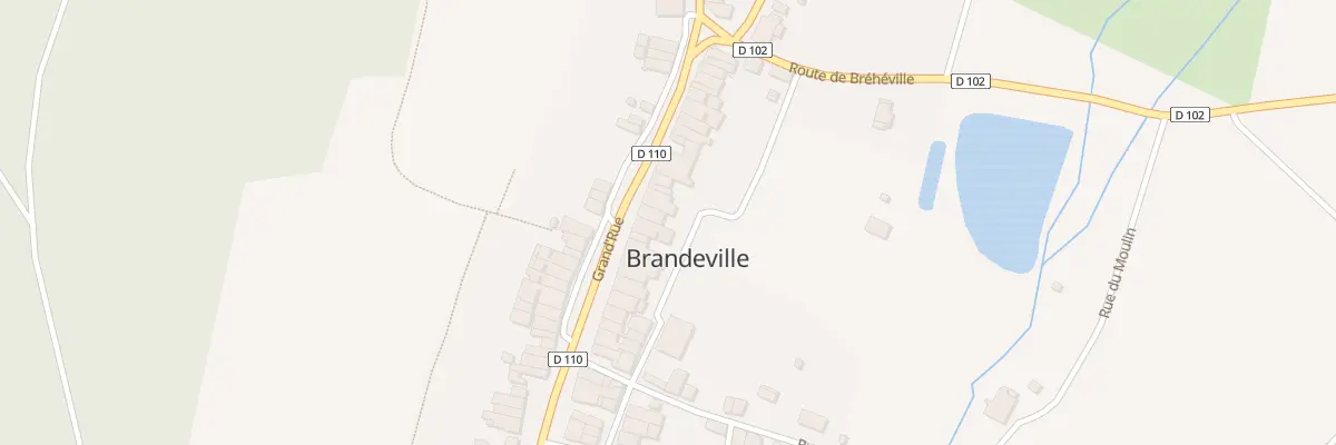 Plan du 17 Gr Grand Rue à Brandeville