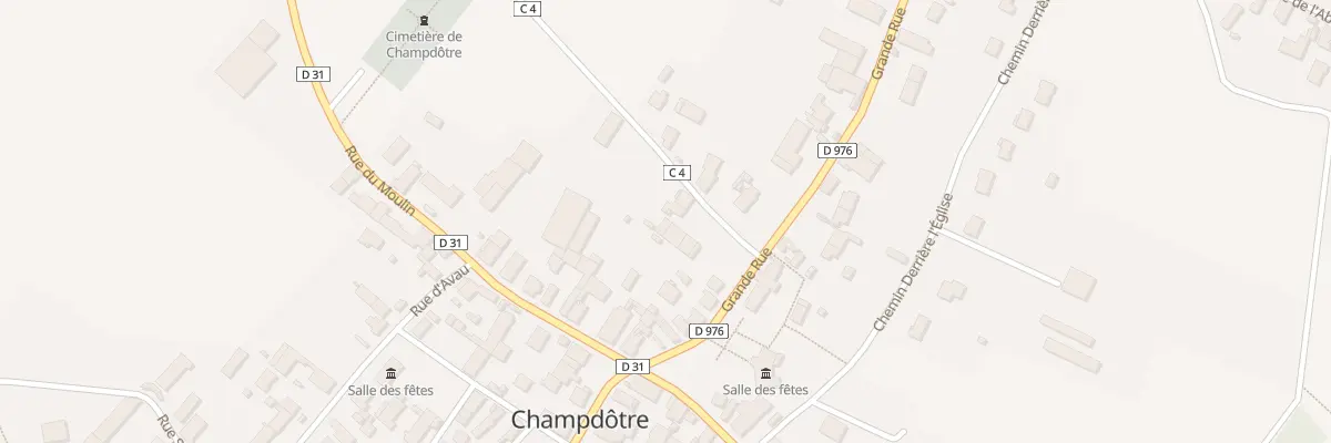 Plan du 3 Rue de la Cure à Champdôtre