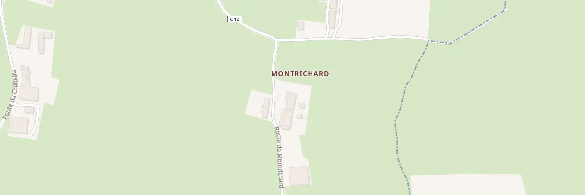Plan du 587 Rte de Montrichard à Pirajoux