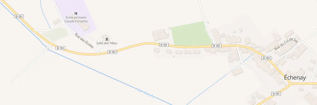 Plan du 48 Rue du Lavoir Saint Jean à Échenay