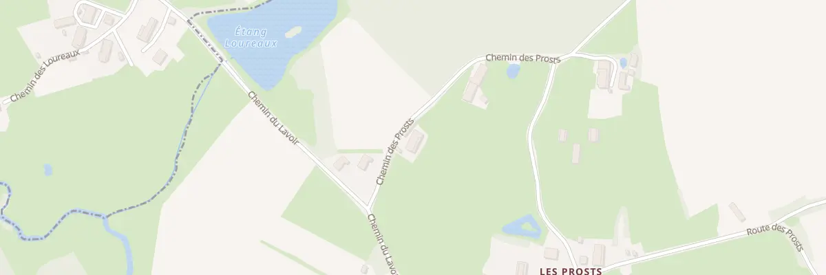 Plan du 89 Chem des Prosts à Saint-Martin-du-Mont
