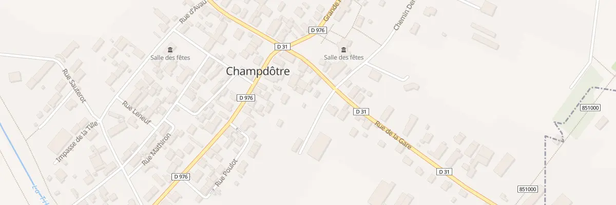 Plan du 8 Rue de la Gare à Champdôtre