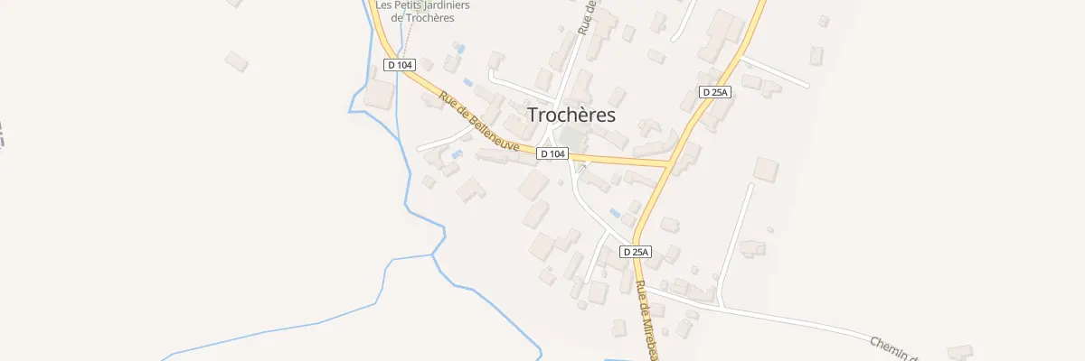 Plan du 2 Rue de Binges à Trochères