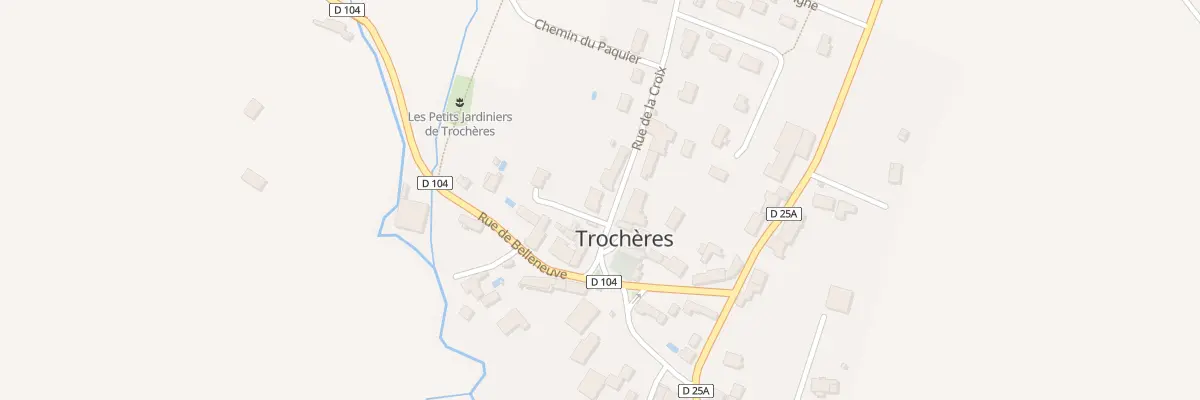 Plan du 5 Rue de la Croix à Trochères