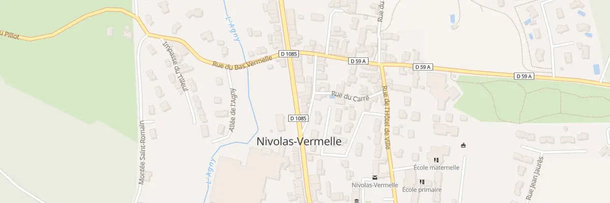 Plan du 2593 Rte Departementale 1085 à Nivolas-Vermelle