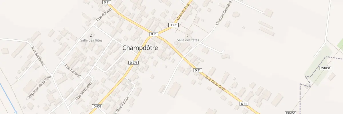 Plan du 6 Rue de la Gare à Champdôtre