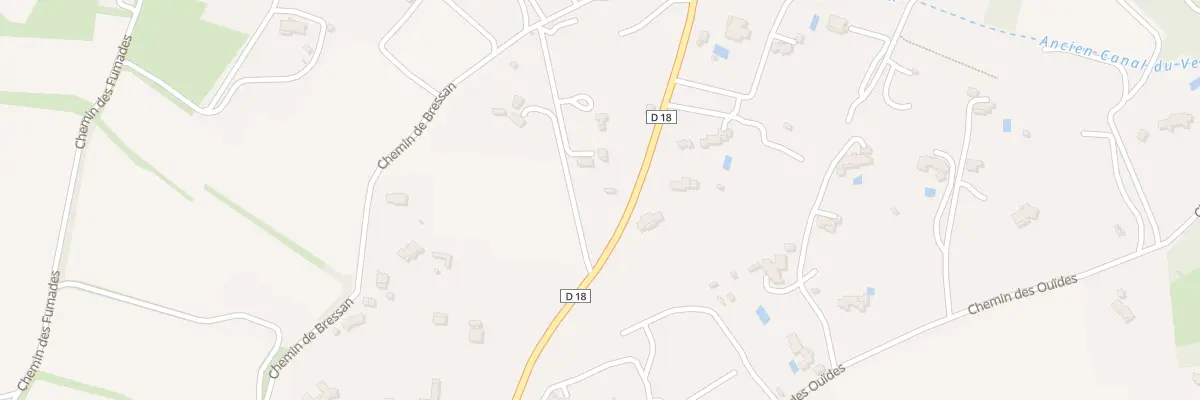 Plan du 836 Che de Bressan à Saint-Cannat