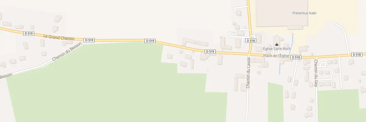 Plan du 87 Le Grand Chemin à Brézins