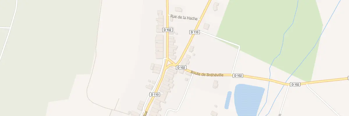 Plan du 1 Rte de Bréhéville à Brandeville