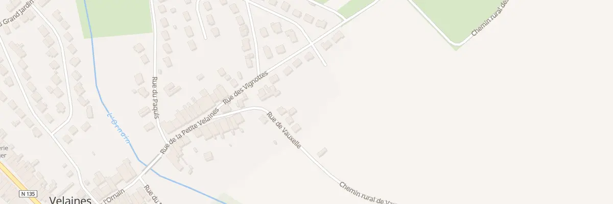 Plan du 8 Rue de Vauxelle à Velaines