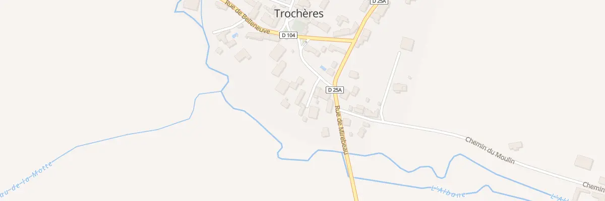 Plan du 6 Che du Nazoir à Trochères