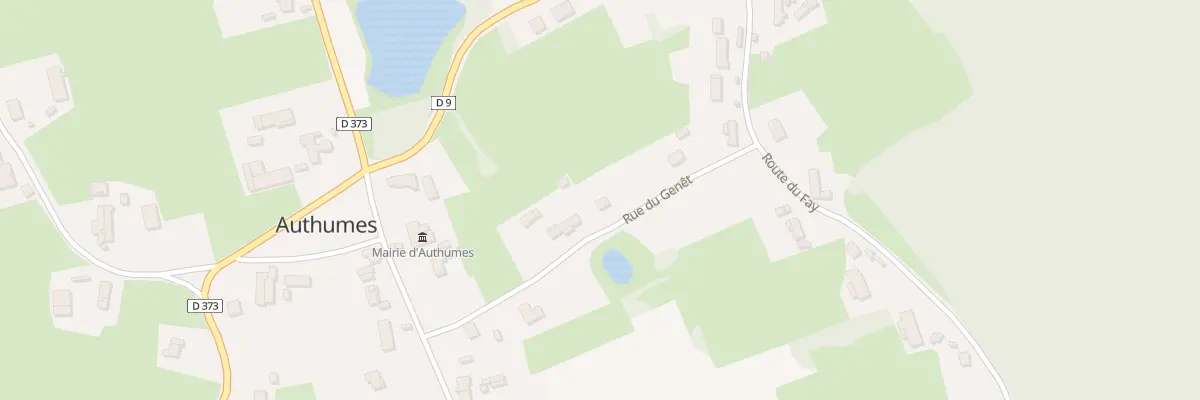 Plan du 3 Rue du Genet à Authumes
