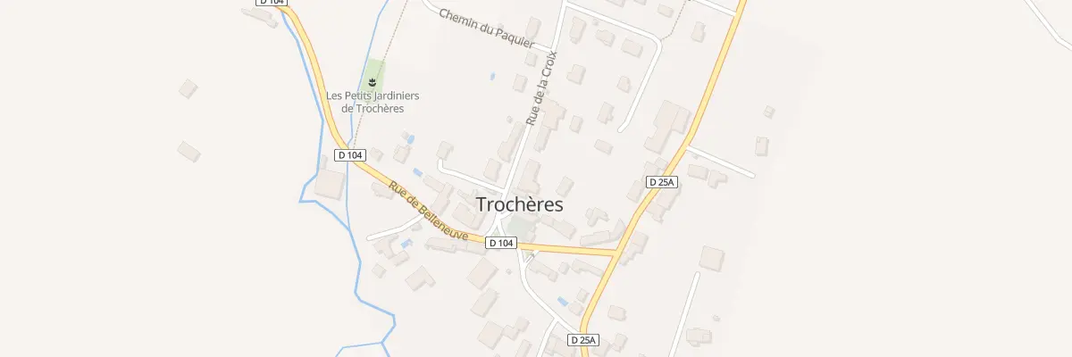 Plan du 6 Rue de la Croix à Trochères