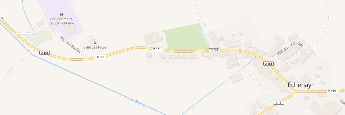 Plan du 44 Rue du Lavoir Saint Jean à Échenay