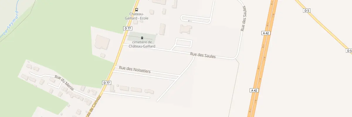 Plan du 156 Rue des Saules à Château-Gaillard
