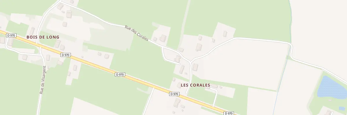 Plan du 385 Rue des Corales à Sens-sur-Seille