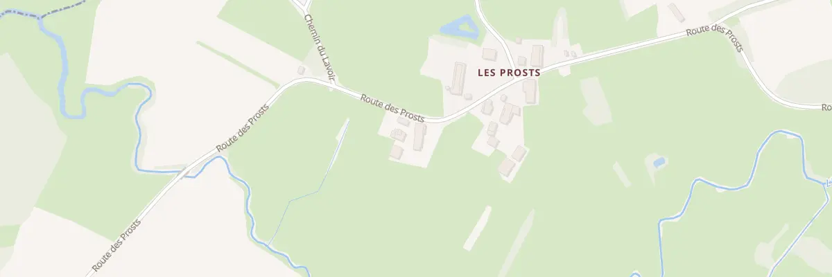 Plan du 1151 Rte des Prosts à Saint-Martin-du-Mont