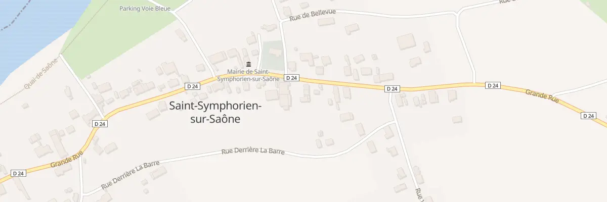 Plan du 25 Gr Grande Rue à Saint-Symphorien-sur-Saône