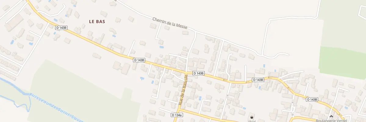 Plan du 1 Imp des Geraniums à Saint-Savin