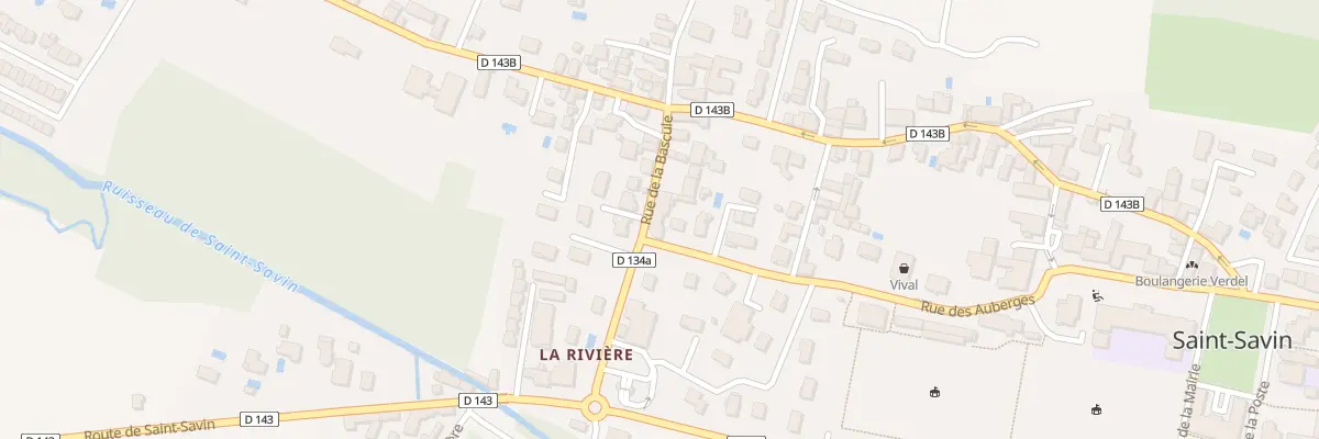 Plan du 65 Rue de la Bascule à Saint-Savin