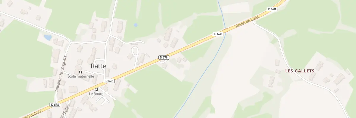 Plan du 200 Rte de Lons à Ratte