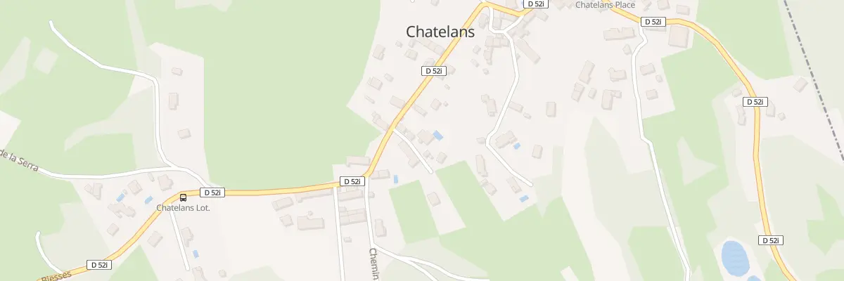 Plan du 29 Imp Petrement à Annoisin-Chatelans