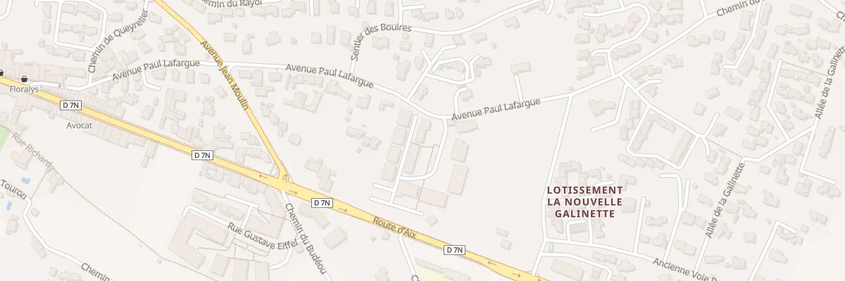 Plan du 34 Av Paul Lafargue à Saint-Cannat
