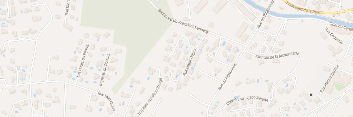 Plan du 8 Rue Jean Renoir à La Roque-d’Anthéron