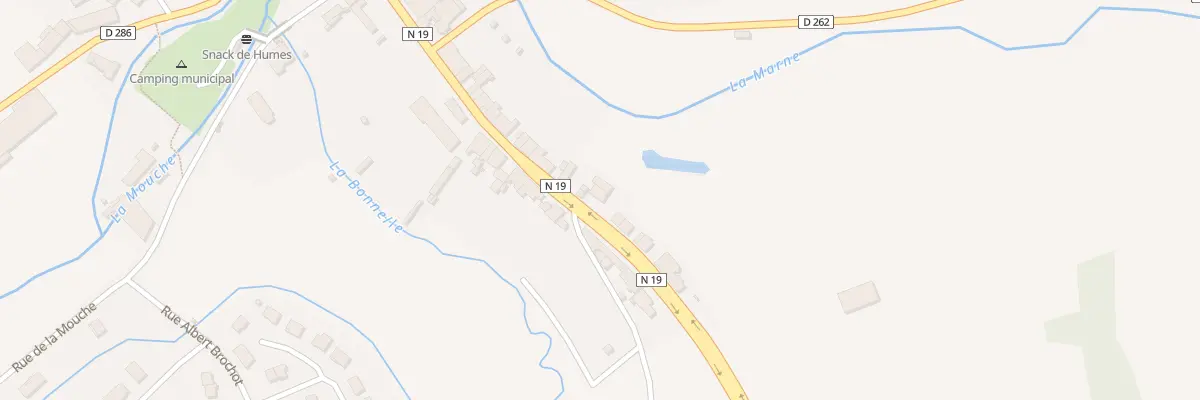 Plan du 43 Rue du 152 E Ri à Humes-Jorquenay