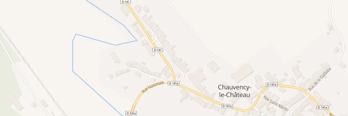 Plan du 8 Rte de Lamouilly à Chauvency-le-Château
