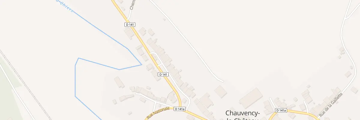 Plan du 14 Rte de Lamouilly à Chauvency-le-Château