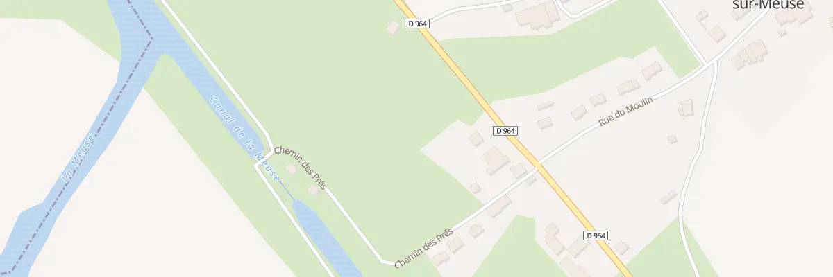 Plan du 4 Rte Nationale à Brabant-sur-Meuse