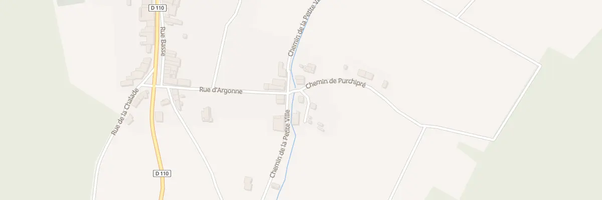 Plan du 2 Che de Purchipre à Brandeville