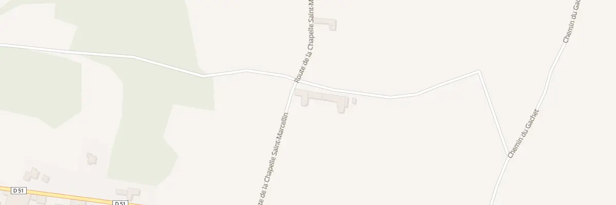 Plan du 190 Rte de Chapelle St Marcellin à Champier