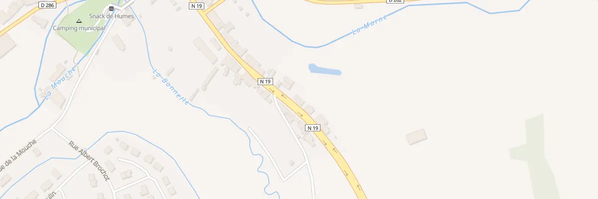 Plan du 45 Rue du 152 E Ri à Humes-Jorquenay