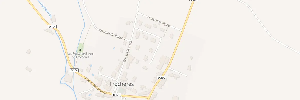 Plan du 6 Imp de la Vigne à Trochères