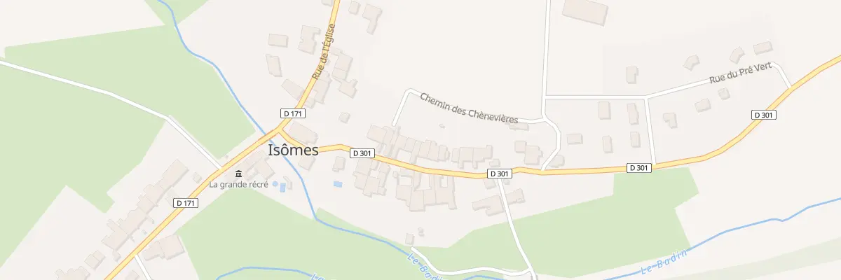 Plan du 13 Rue de la Tour à Isômes