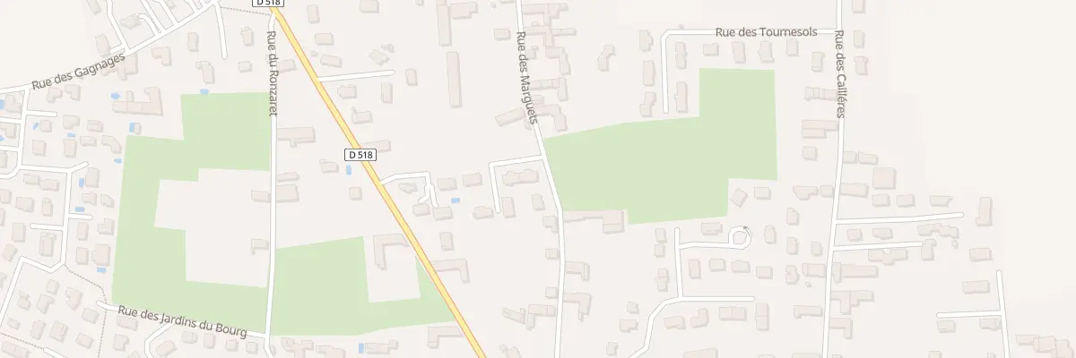 Plan du 23 Rue des Marguets à Brézins